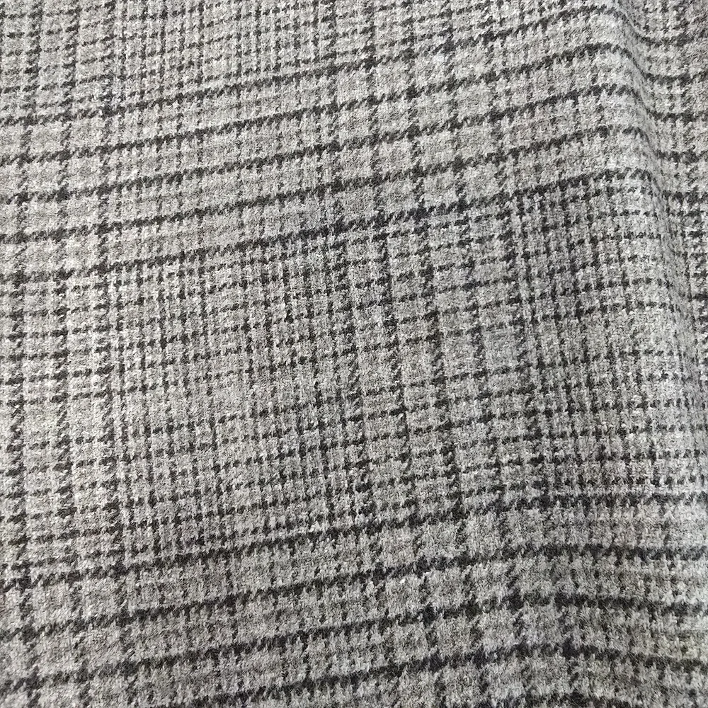 Michael Kors Collection Made in Italy Pure Virgin Wool Plaid Brown Straight Leg - Picture 9 of 13